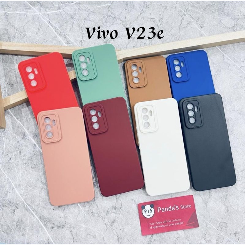 Softcase Pro Camera Vivo V23e Candy Case Full Color 3D Silikon TPU