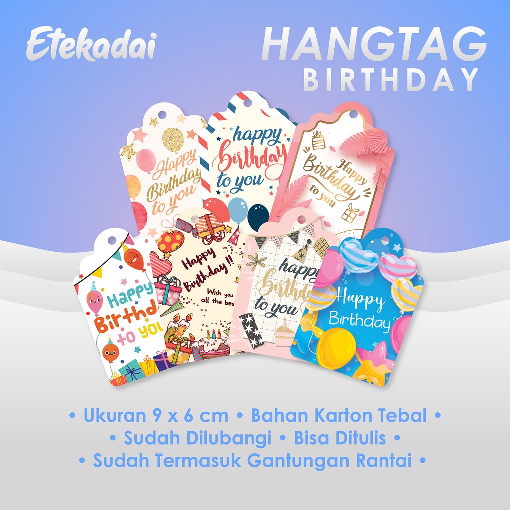 

HANG TAG BIRTHDAY