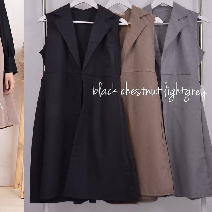 Melsy Grid Blazer - 3 Warna Real Pic/Pakaian Wanita/Bahan Bagus/Halus 504/506V/1725CB