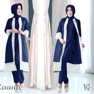 long dress brokat hijab