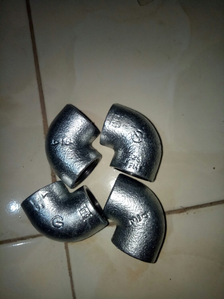 Elbow / Knie Galvanis Besi D. 3/4 X 90 Deg Drat Bspt (g)