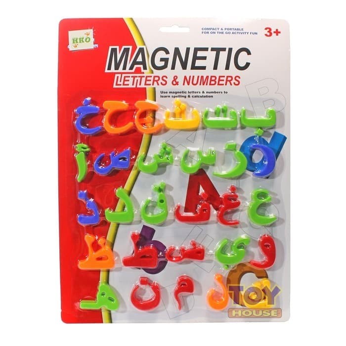 Mainan Edukasi Anak - Magnetic Letter Abjad Huruf Magnet Hijaiyah Arab