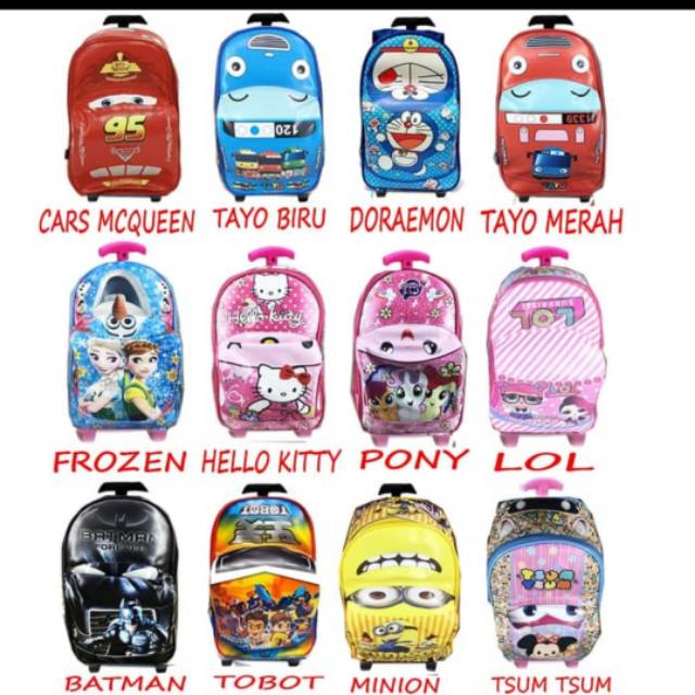 tas troli anak