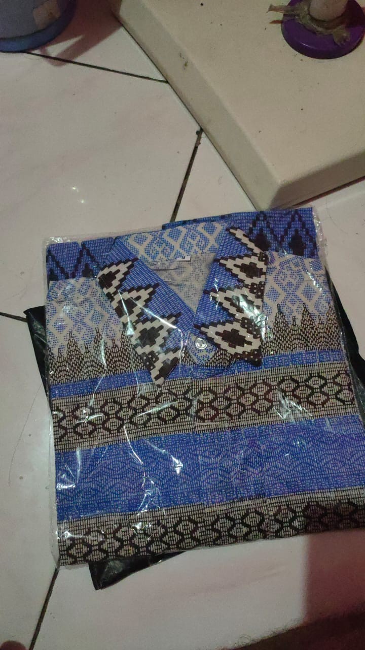 New Arrival Distro Batik Pria Bordir Sogan Hrb026 Batikaf Notoarto Batik Ipnu-ippnu Hem Pria Bel