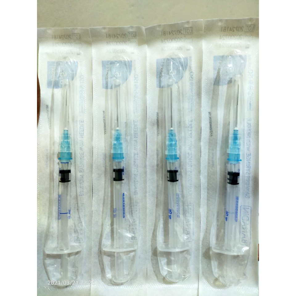 SPUIT 0,5ML SYRINGE BANADIN  0,5CC BANADIN