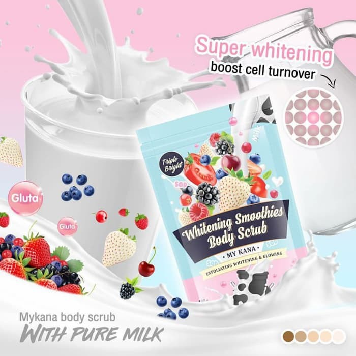 Promo  Whitening Smoothies Body Scrub by My Kana