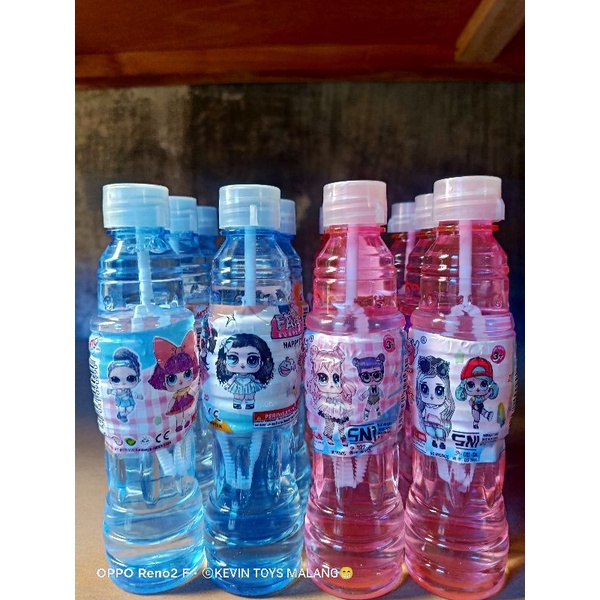 MD 3844 Mainan buble gambar LOL / bubble sabun stick / gelembung tiup balon fancy / magic buble 110ml