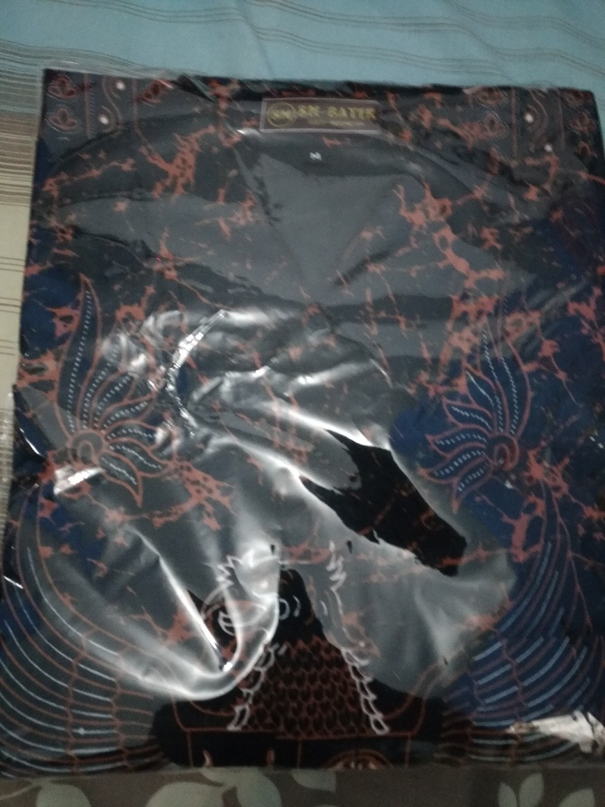 Garuda Batik Lengan Panjang Pendek Full Furing Katun Halus Sragenan Hq Size M-xl Batik Solo Sm Batik