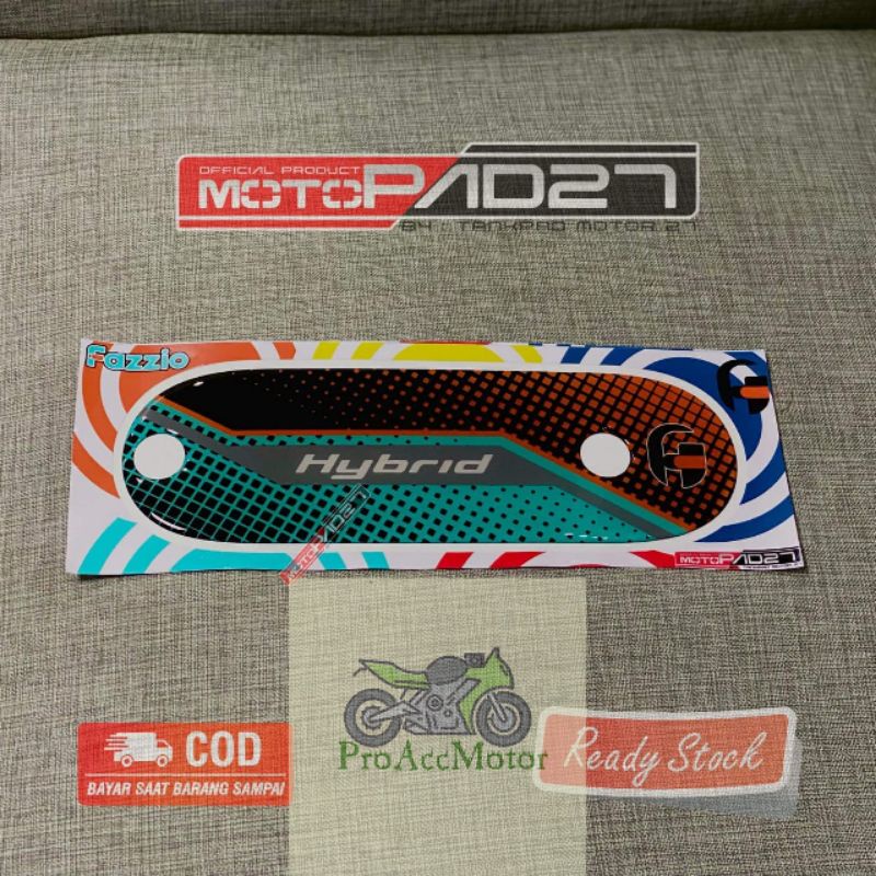 Stiker Timbul Resin  stiker knalpot Yamaha Fazzio Premium