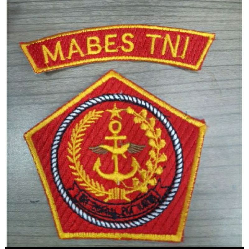 bedge bet mabes TNI logo mabes TNI logo bordir mabes TNI logo bordir TNI badge bet mabes TNI