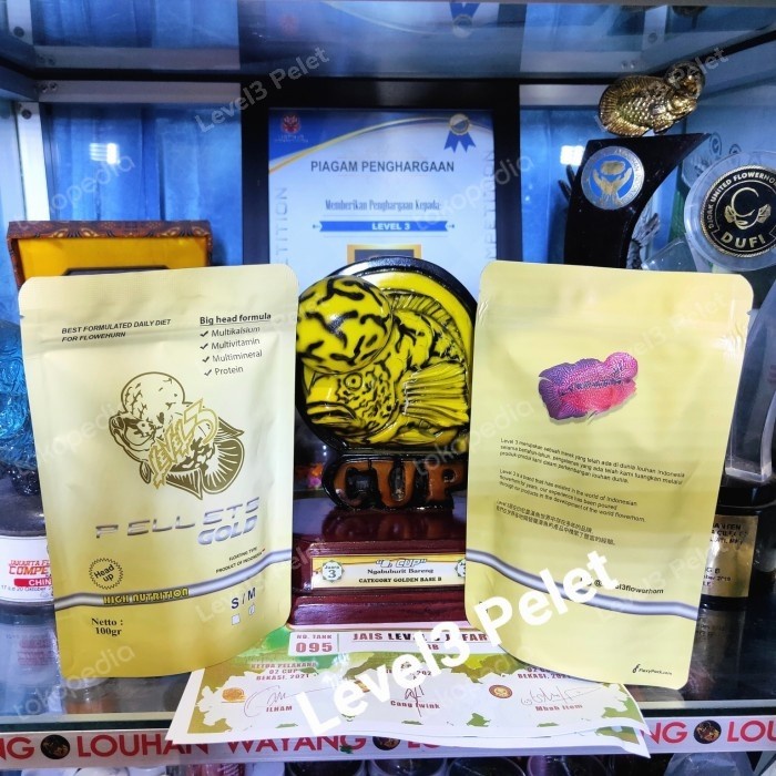 Pelet Jenong & Pertumbuhan Body Pakan Ikan Louhan