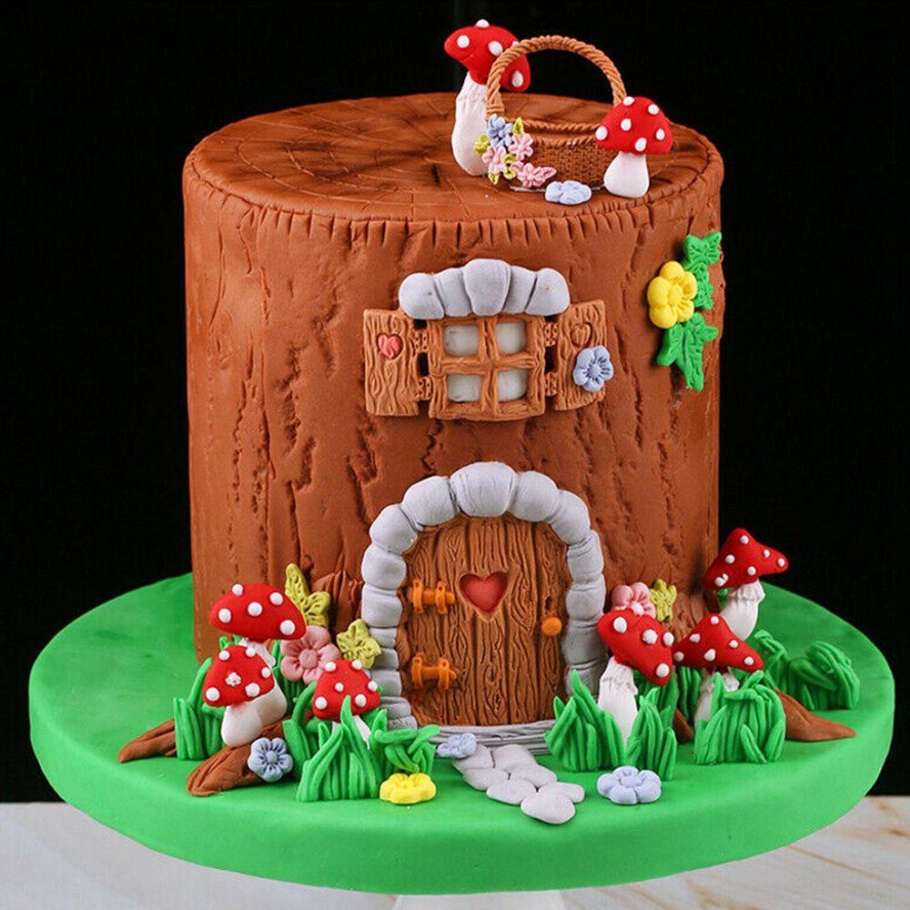 [Elegan] Peri Pintu Cetakan Silikon Buatan Tangan Alat Kue Kerajinan Permen Cetakan Untuk Dekorasi Kue Fondant Cetakan