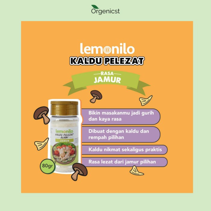 

Siap Kirim Lemonilo Kaldu Bumbu Penyedap Rasa Jamur Ayam Kampung Sapi Non Msg - Ayam