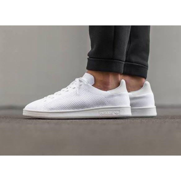 adidas stan smith primeknit triple white