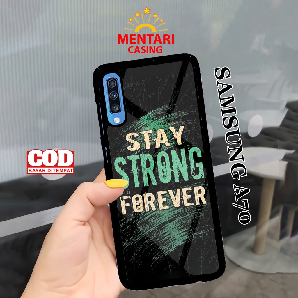 Case SAMSUNG A70 CASING SAMSUNG A70 [ QUOTES ] Mentari casing case hp kondom hp case custom case cas