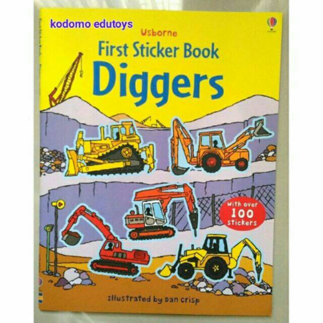 Usborne First Sticker Book - Diggers