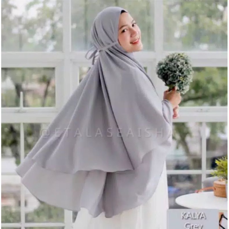 HIJAB KALYA SYARI KHIMAR JUMBO MARYAM DUA LEYER
