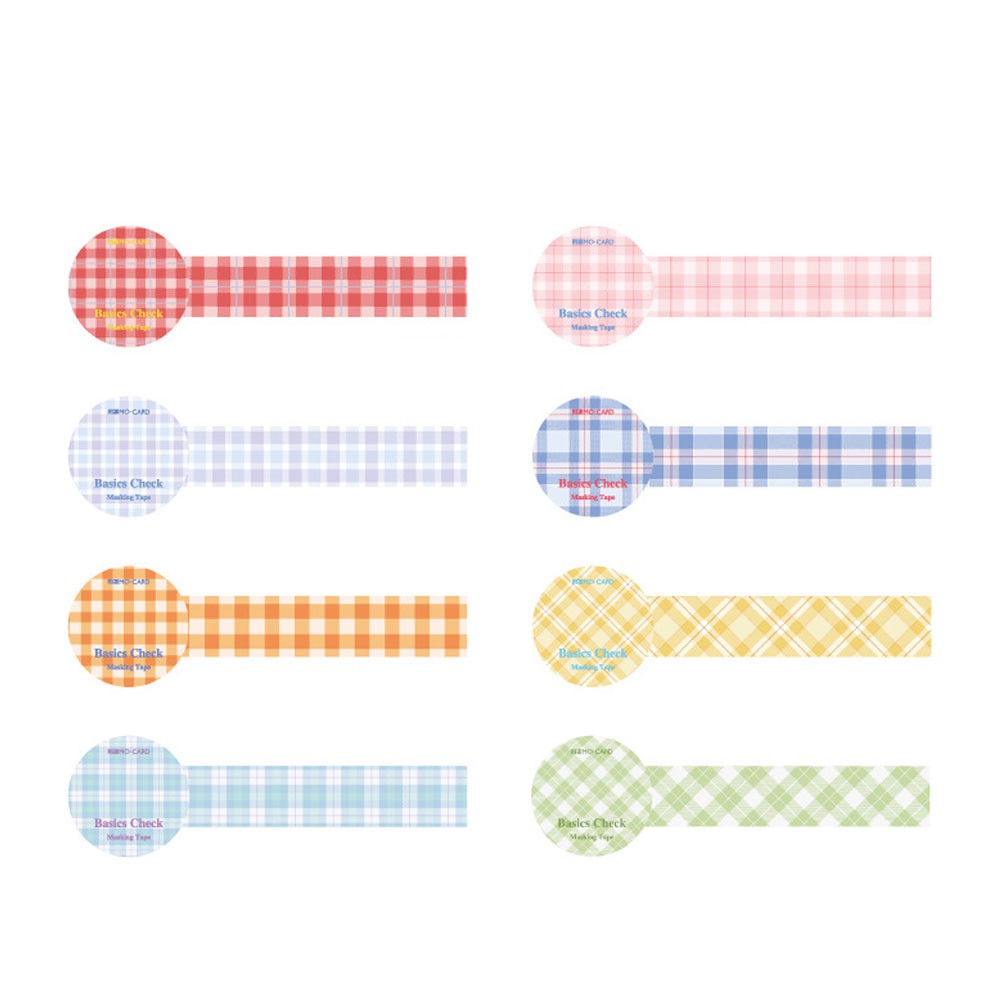 15mm Paper Tape Vintage Grid Journal Washi Tape Adhesive Tape Diy Scrapbooking Sticker Label Masking Tapes