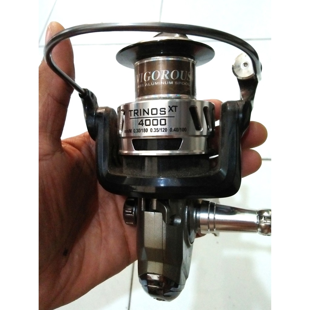 BLOOD TRINOS XT 4000 EXTRA ALUMUNIUM SPOOL RELL SUNGAI REEL MUARAH
