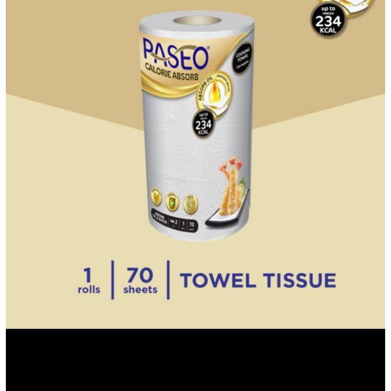 Tissue Paseo Kitchen Towel 1 Roll Tisyu Dapur Paseo