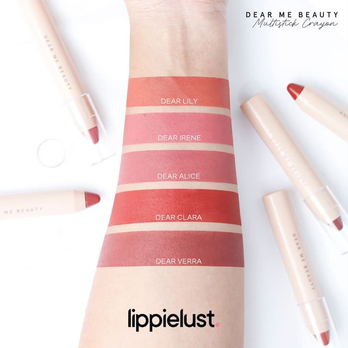 [TAMPIL CANTIK]  Dear Me Beauty 3-in-1 Multistick Crayon / Lipstik / Blush On  BURUAN DIORDER!!