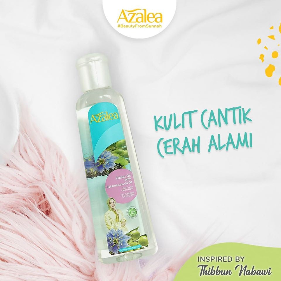 AZALEA Minyak Zaitun Oil with Habbatussauda Oil Pelembut Kulit