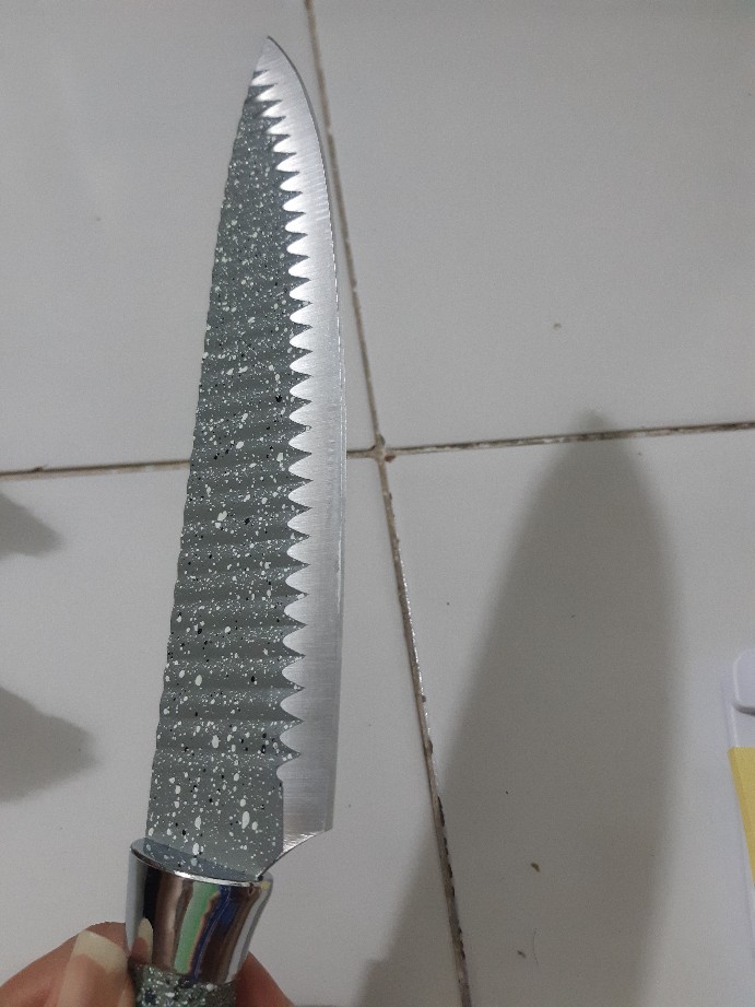 Pisau Dapur Potong Daging Super Tajam Premium Knife Morena Granit Serbaguna