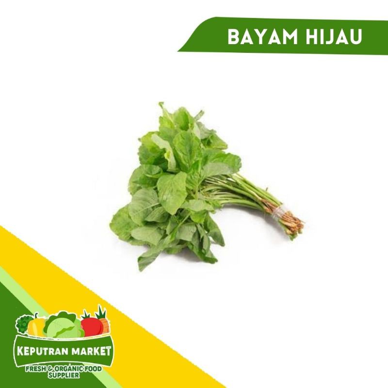 

[SAYUR EMAK] DAUN BAYAM PER IKAT / SAYUR SEGAR HEMAT