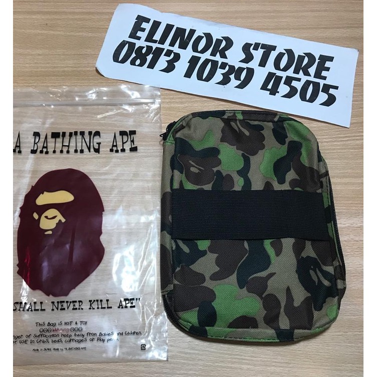 bape clutch passport bag wallet ORIGINAL READY STOCK