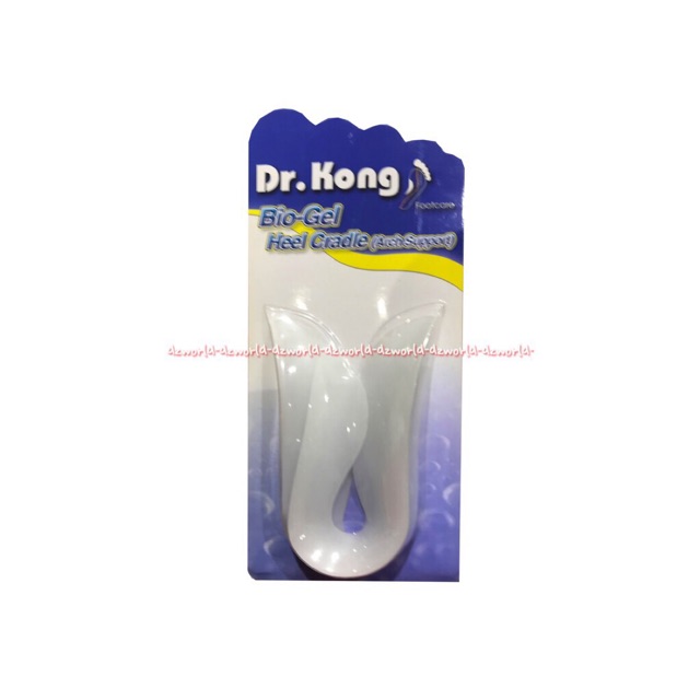 Dr Kong Bio Gel Heel Cradle Insole Sepatu Kaki Alas Pelindung Kaki Dr.Kong Drkong Biogel Hel