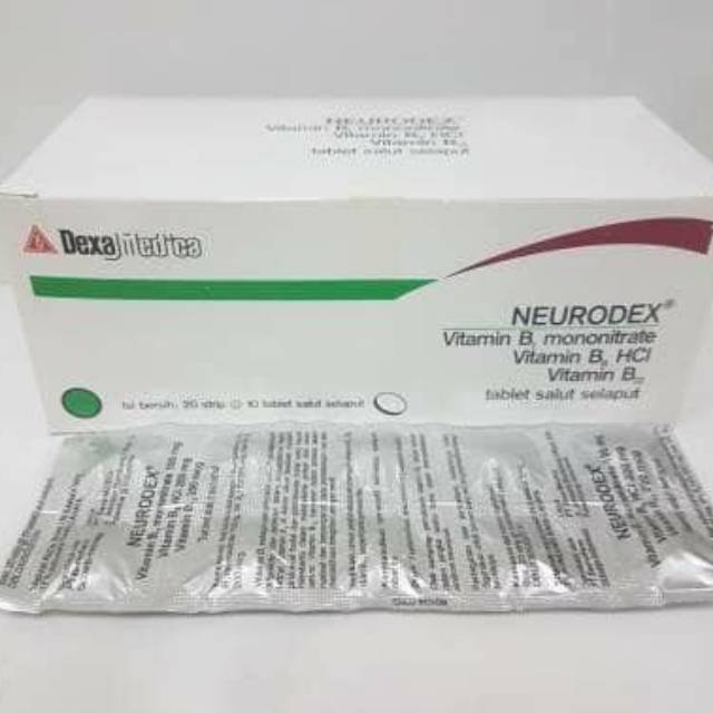 NEURODEX VITAMIN SARAF VITAMIN B1 B6 B12 ISI 10 TABLET