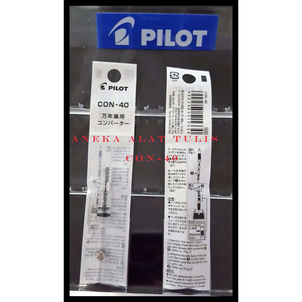 

Big Sale Pilot Fountain Pen Con 40 / Converter Con-40 Pen Tinta Terjamin