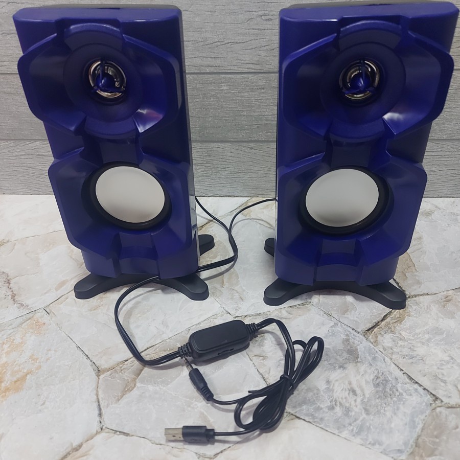 FLECO F 026 SPEAKER KOMPUTER MULTIMEDIA SUARA BASS ORIGINAL DOUBLE