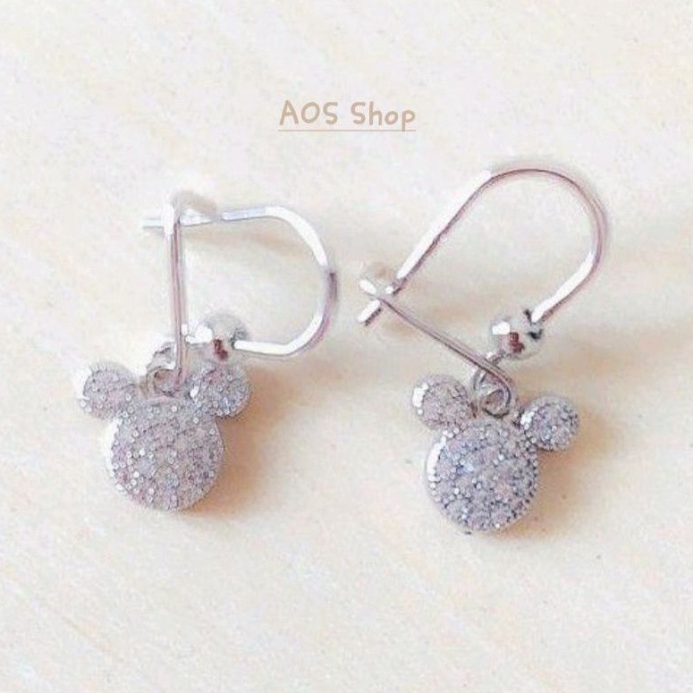 Anting Anak Mousse Head Zirconia Silver Xuping