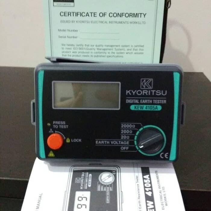 Alice | Meger Grounding 4105A / Kyoritsu 4105A / Grounding Tester 4105A Kekinian Terlaris