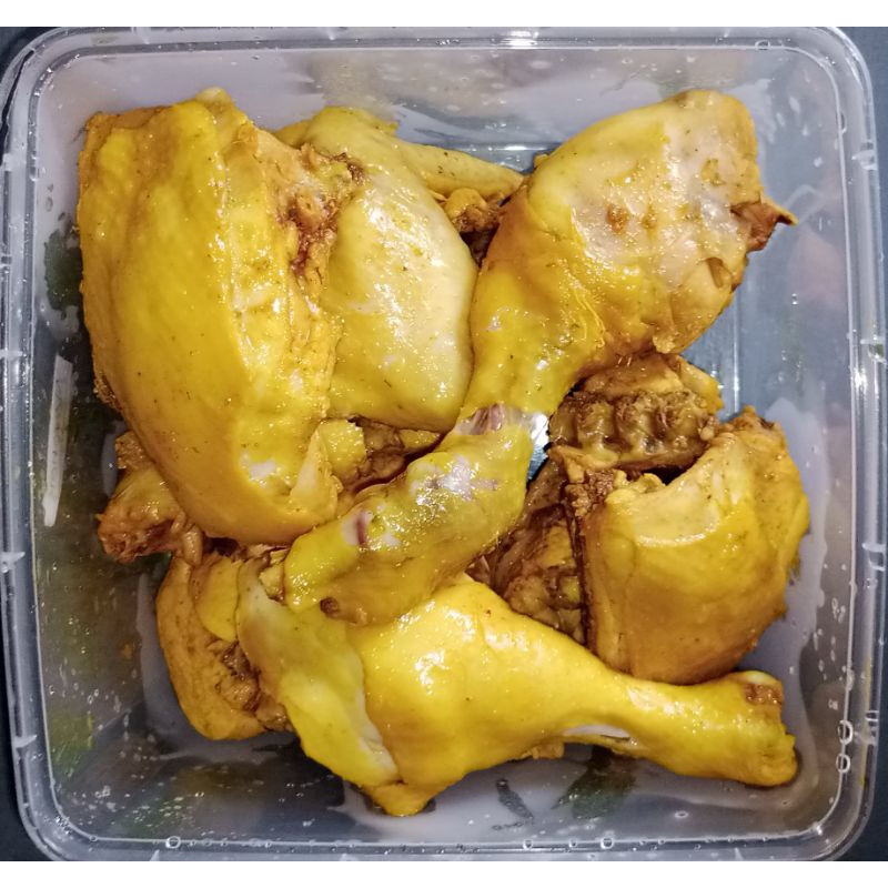 

AYAM UNGKEP Bumbu Kuning Ayam Bakakak (Bonus Sambel & Saundeng Kelapa)