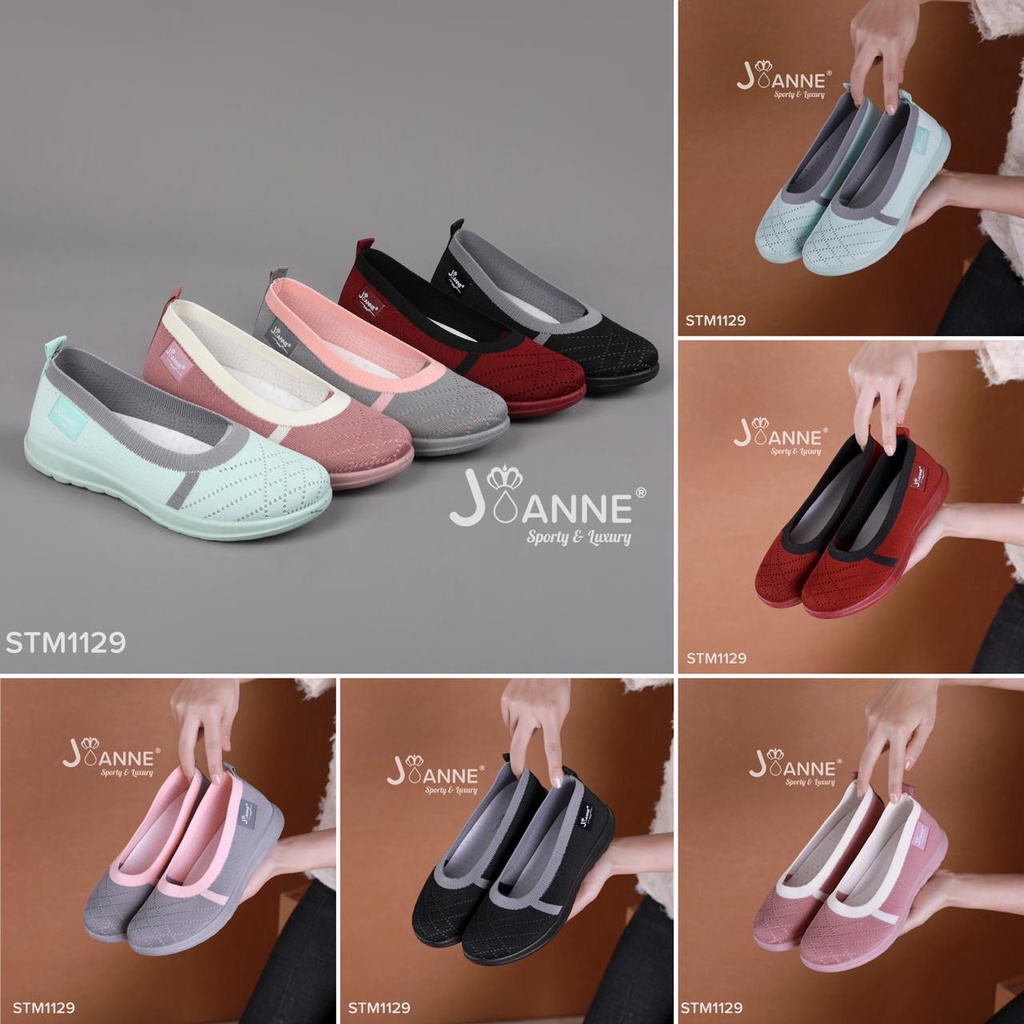 JOANNE FlyKnit Flat Shoes #STM1129 ORIGINAL