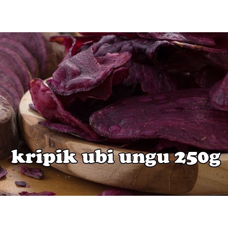 

Keripik ubi ungu / oleh oleh khas pacet /keripik telo / makanan ringan