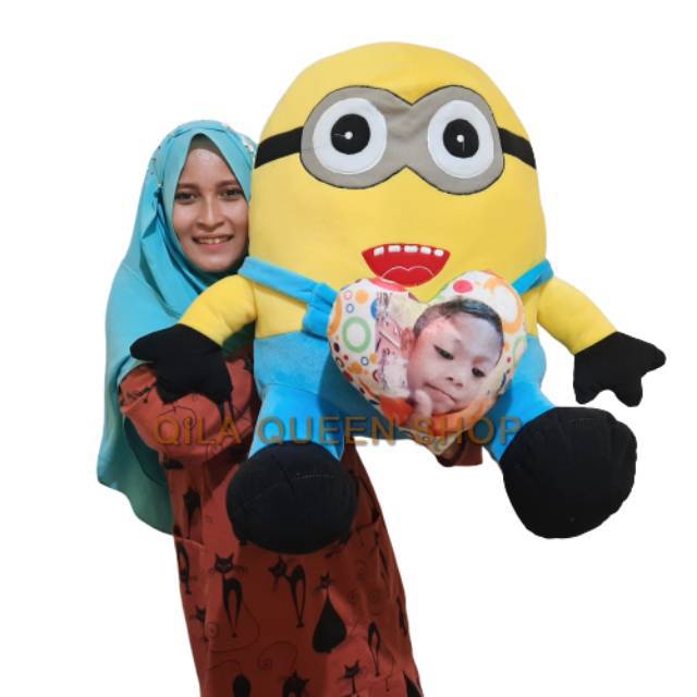 TERMURAH boneka Minion jumbo, bisa ukir nama dan photo
