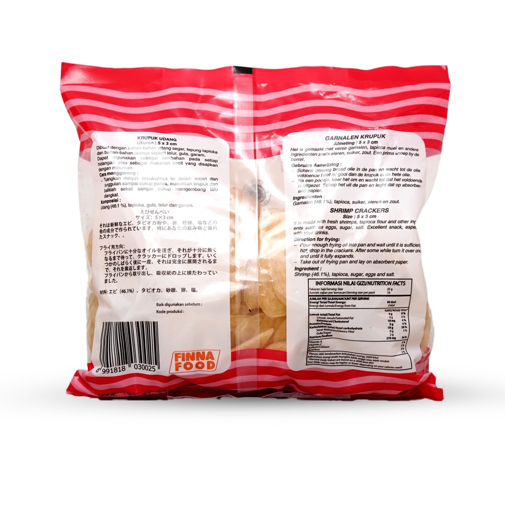Finna Kerupuk Udang Intan 5x3 Shopee Indonesia