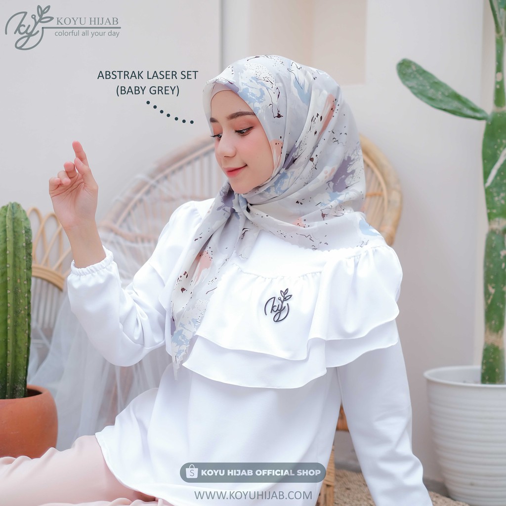 Koyu Hijab Baju Atasan Volla Top Premium Anti Nerawang