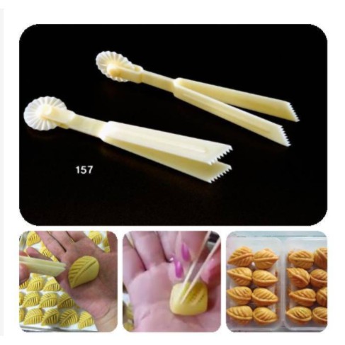 Jepitan kue nastar + Roda penghias kue nastar / SinLian acuan 157 / jepitan kue kering