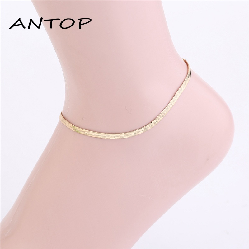 Fashion Gelang Kaki Sederhana Wanita Modis Aksesori Hypoallergenic Yang  ANTOP