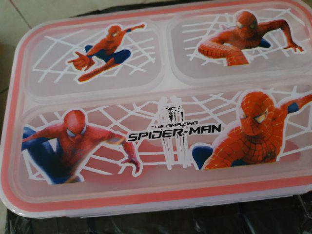 Lunch Box Sekat 2 Stainless Anti Tumpah Karakter 9003