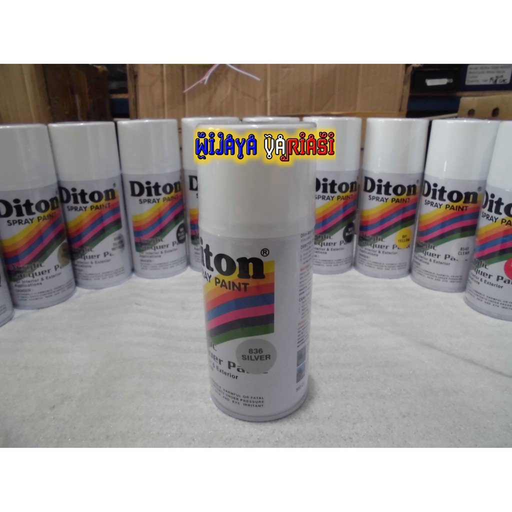 

DITON SPRAY PAINT PYLOX COLOUR 836 SILVER 150CC