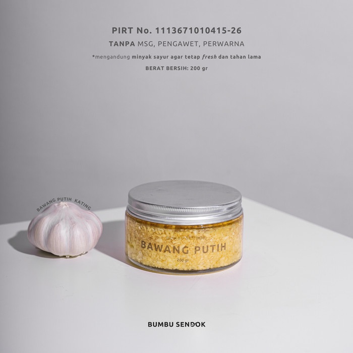 

v01vss Bawang Putih Cincang Dalam Minyak // Minced Garlic In Oil Fsfs201