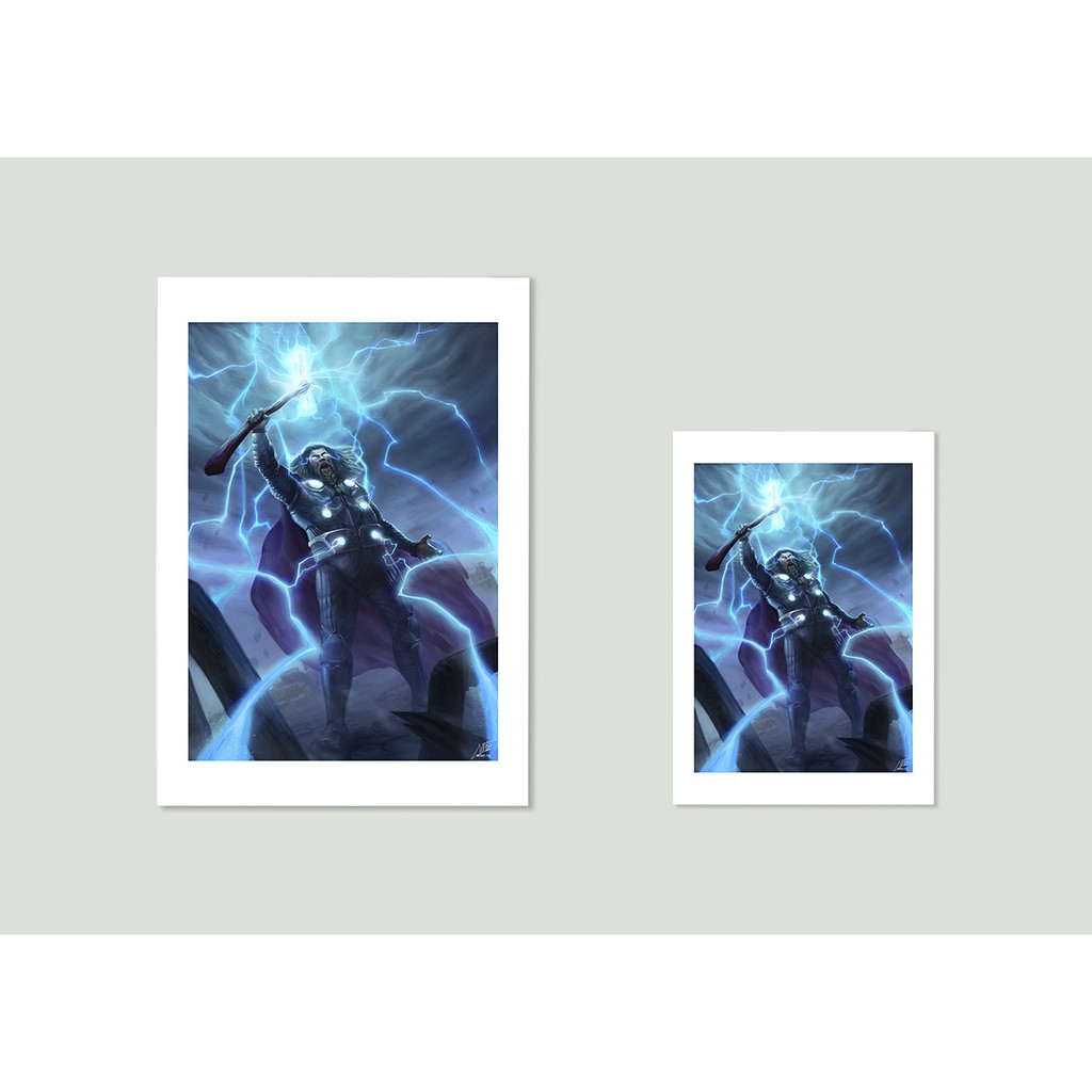

Fat Thor (Avengers: End Game) Illustration Premium Art Prints