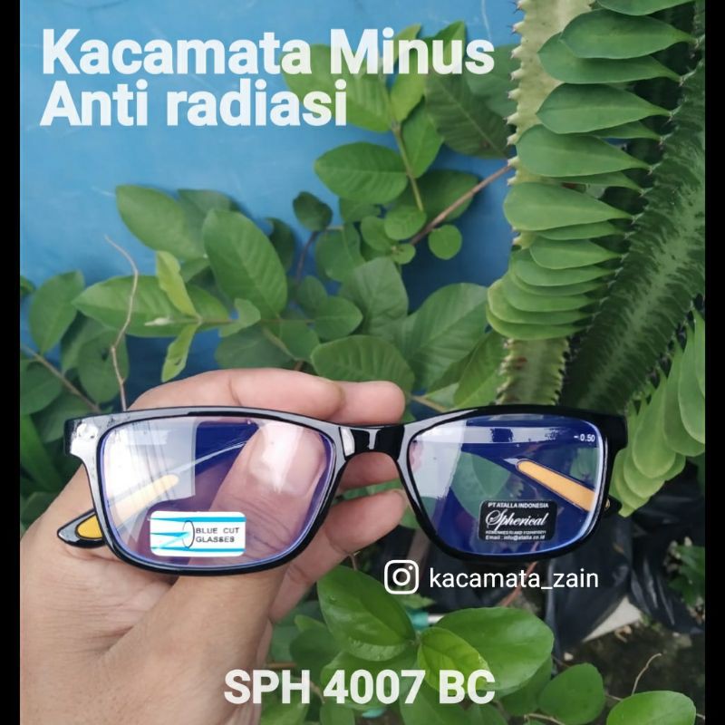 KACAMATA MINUS ANTI RADIASI Bluecut/blueray.