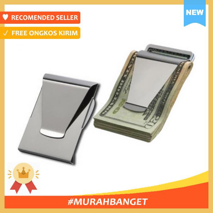 

Pengikat & Perekat - Dompet Simple Stainless Steel , Tempat Kartu Nama ,Nota,Uang Office