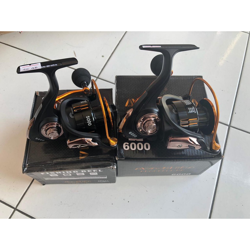 Reel Spinning Awashima Peacefull HP 5000 6000 Max Drag 19Kg Power Handle